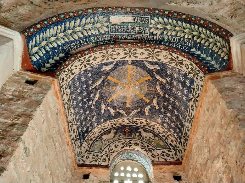mosaico del battistero di Albenga
