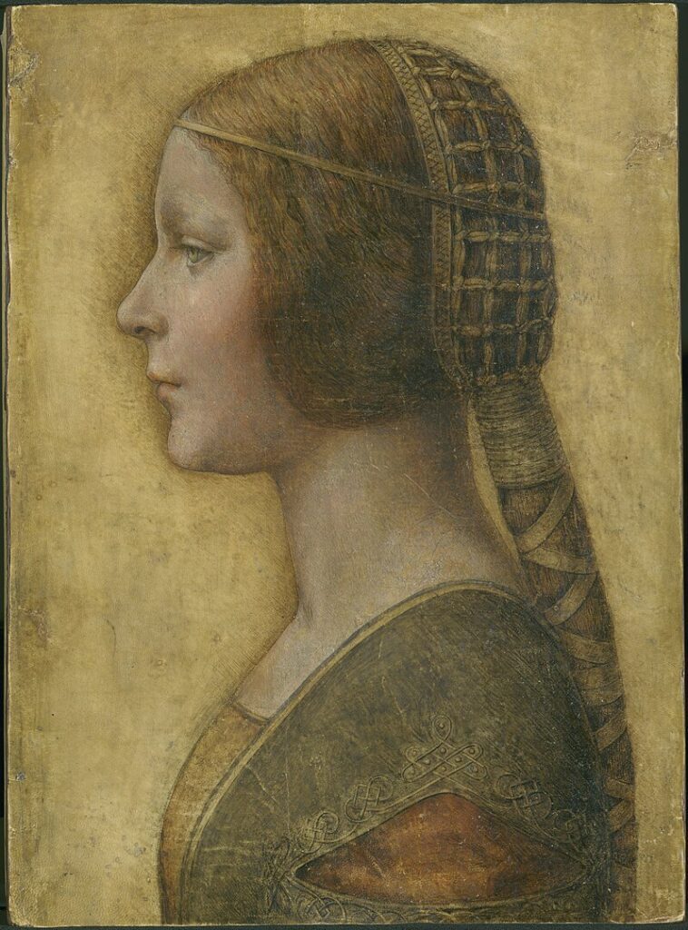 Il Ritratto di una Sforza (detto Bella principessa) è un disegno molto finito a gesso e inchiostro, matita nera, matita rossa e biacca su pergamena (33x23,9 cm) attribuito a Leonardo da Vinci,