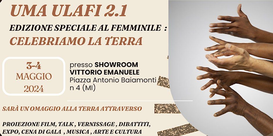 Uma Ulafi 2.1: il Salotto Internazionale a Milano il 3 e 4 maggio, per celebrare la Terra, il talento femminile e l’alta cucina afro-caraibica