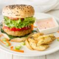  Burger di Lenticchie con Patate al Forno