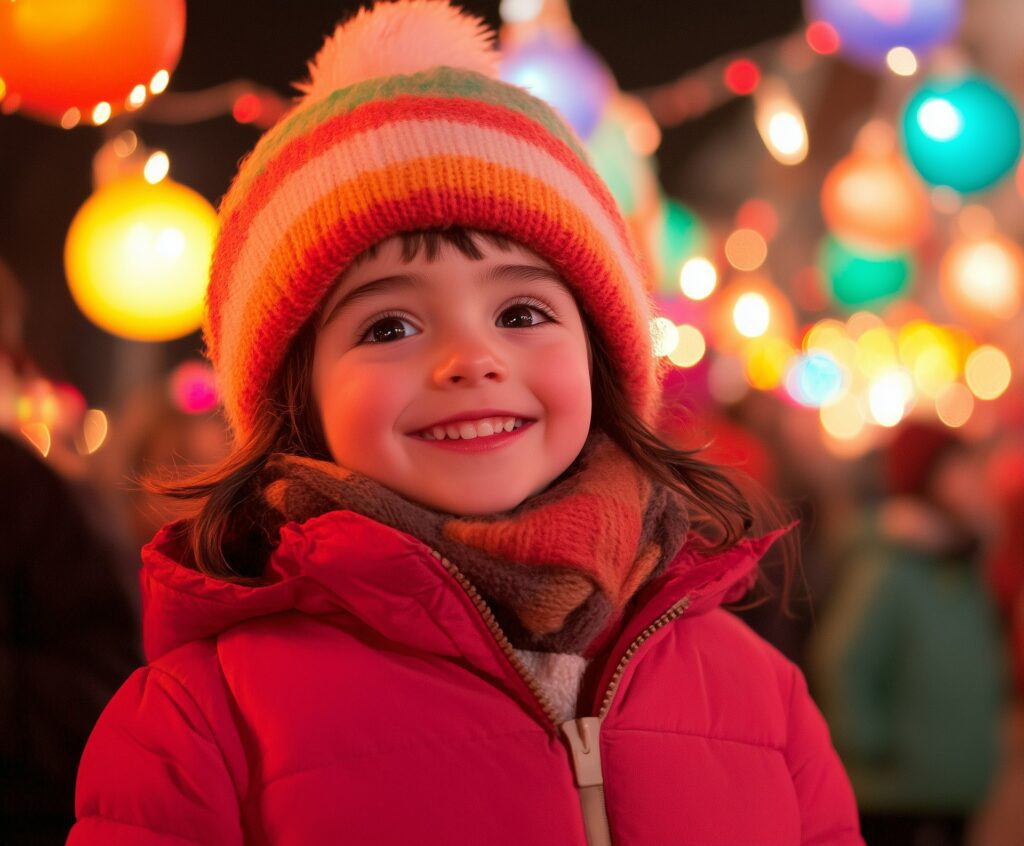 Protezione occhi bambini Natale