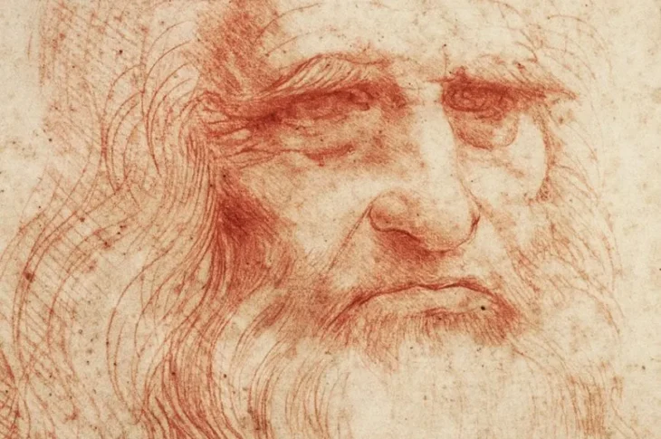 Leonardo da Vinci e il suo selfie ante litteram
