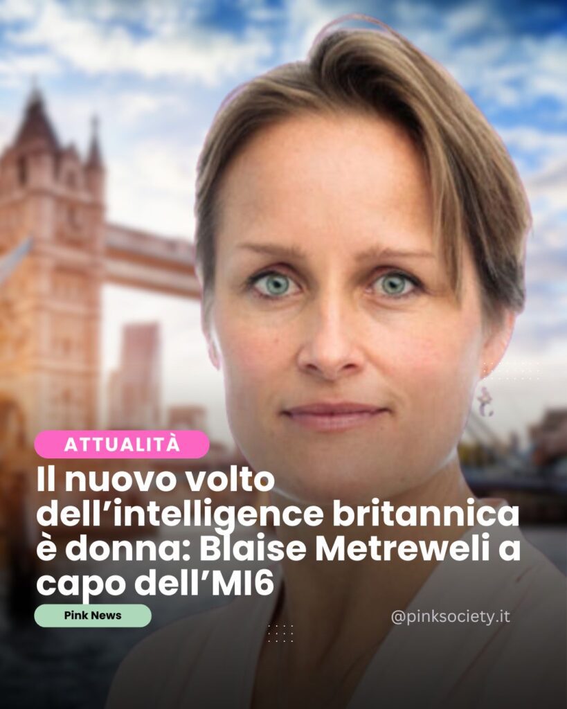 Il nuovo volto dell’intelligence britannica è donna: Blaise Metreweli a capo dell’MI6