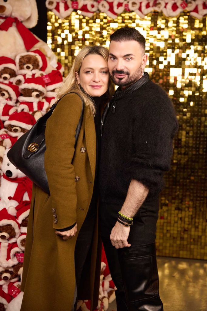 Carolina Crescentini e Simone Belli al Magic Christmas party 2025