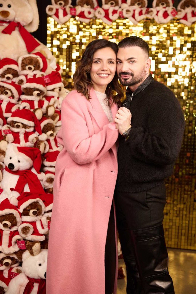 Serena Rossi e Simone Belli al Magic Christmas party 2025