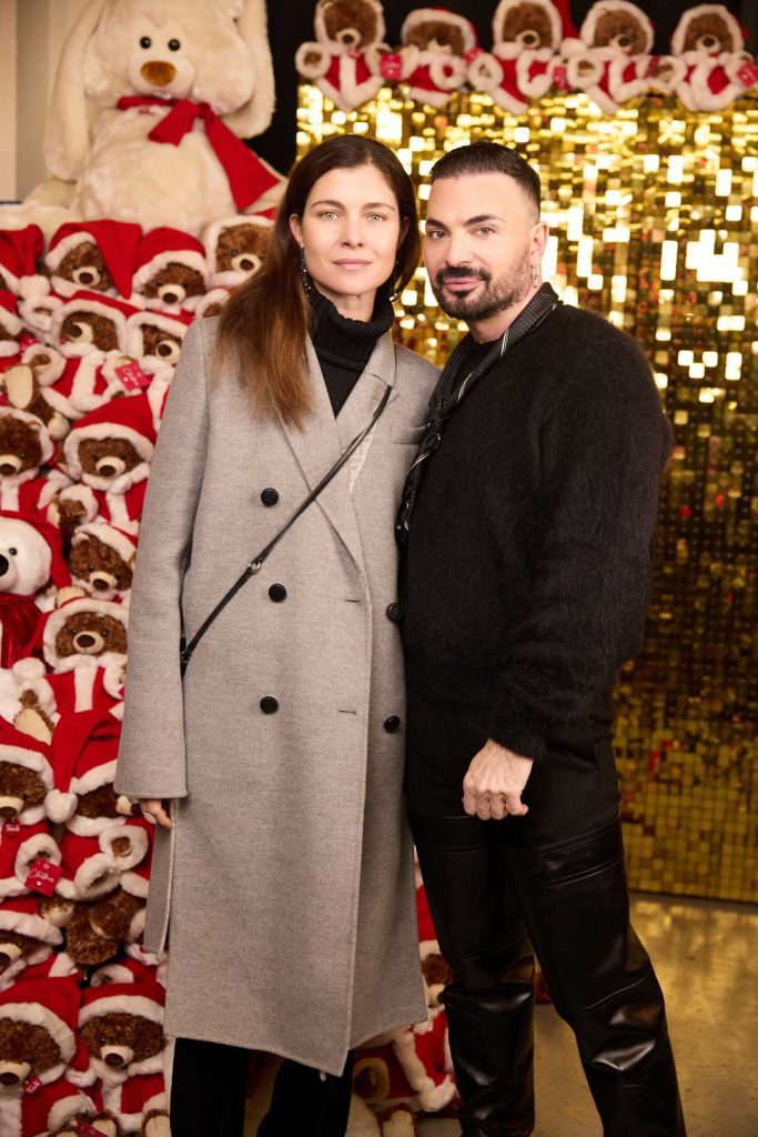 Vittoria Puccini e Simone Belli al Magic Christmas party 2025