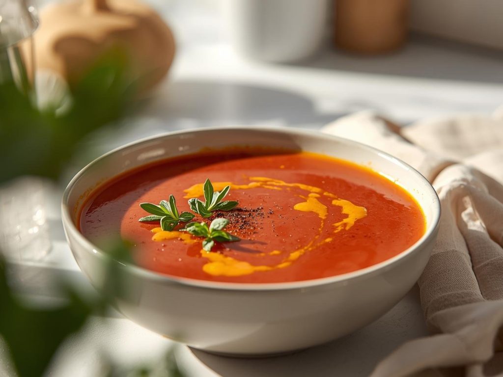 Zuppa di pomodoro cremosa (senza panna): la ricetta leggera e nutriente che scalda l’inverno