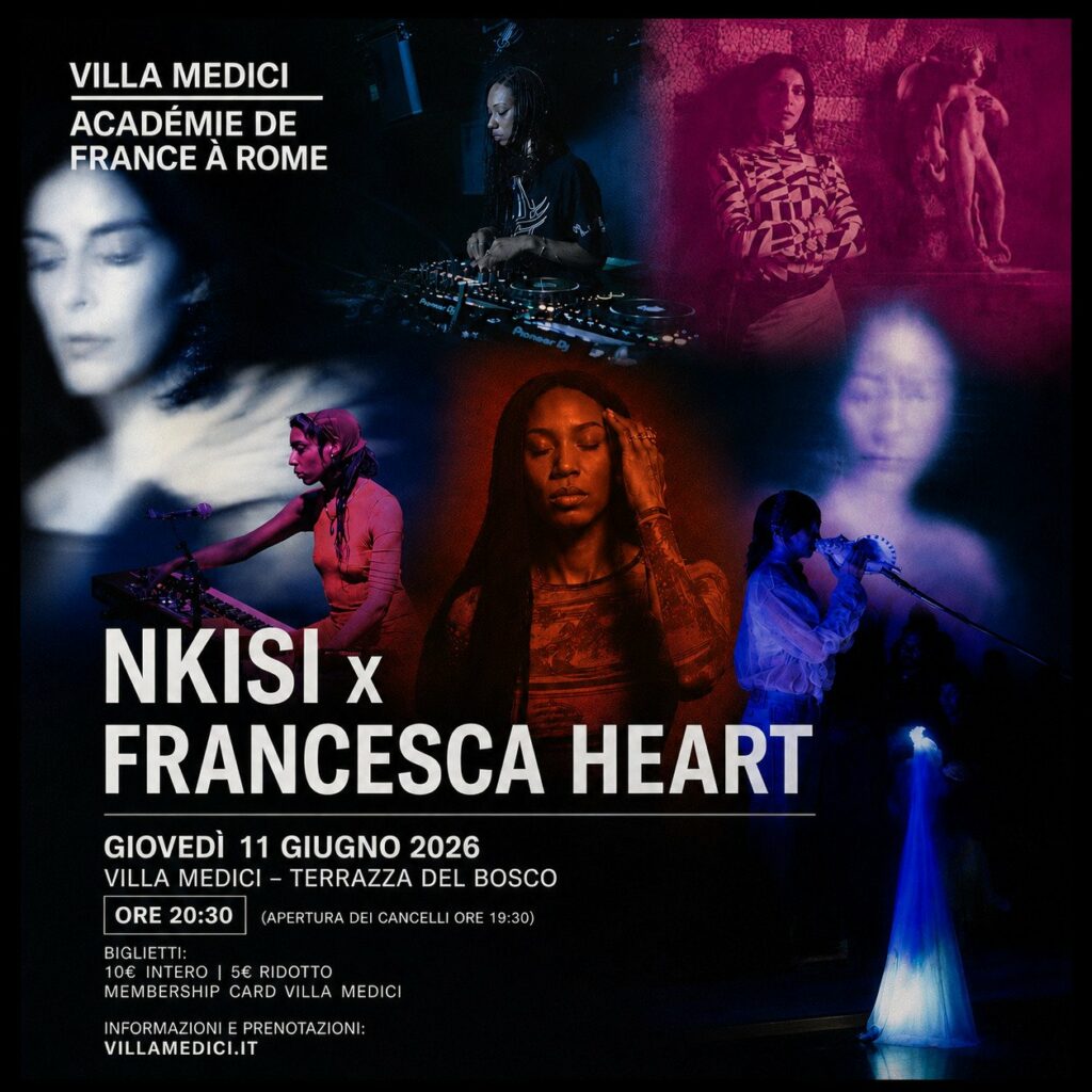 Villa Medici apre la terrazza al tramonto: Nkisi x Francesca Heart, la serata di musica elettronica 100% femminile che non ti aspetti