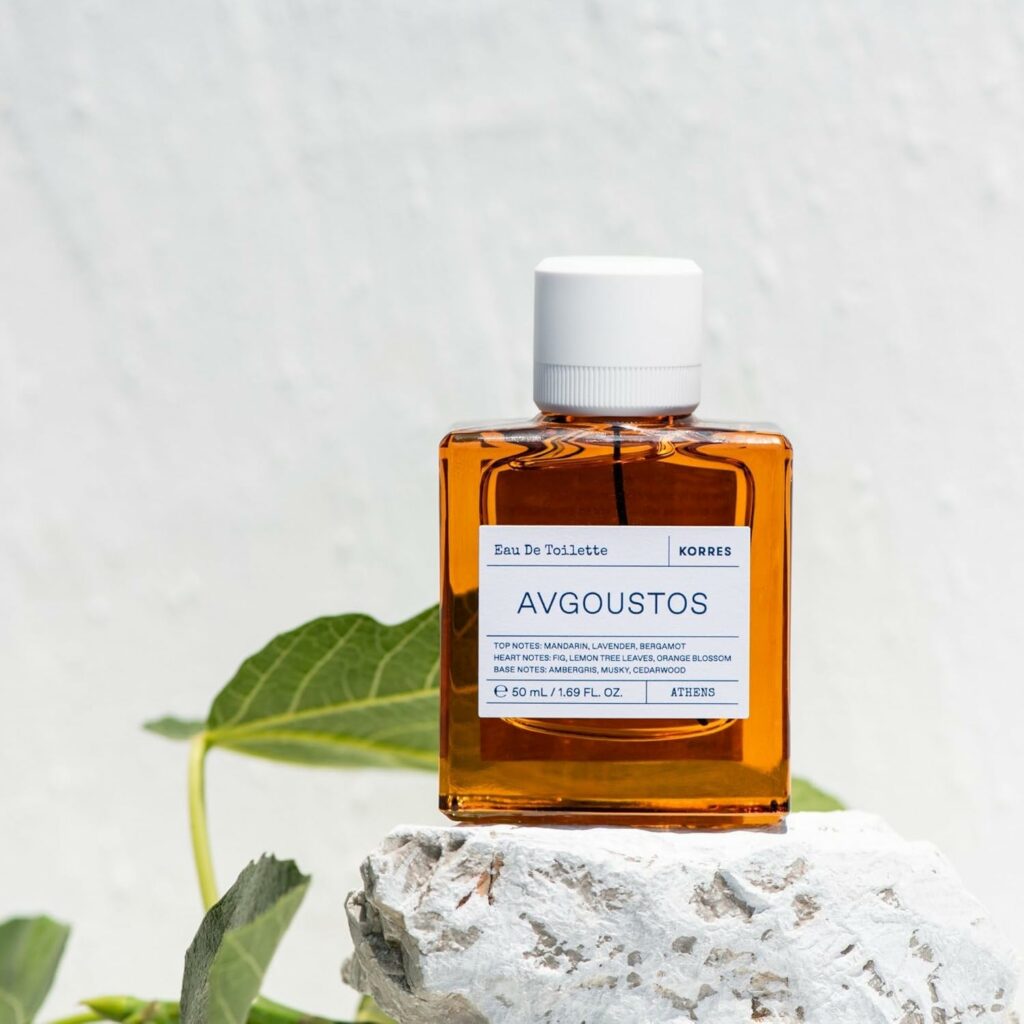 KORRES AVGOUSTOS Eau de Toilette for Women and Men Unisex Fragrance Summer Fruity Citrus Fragrance