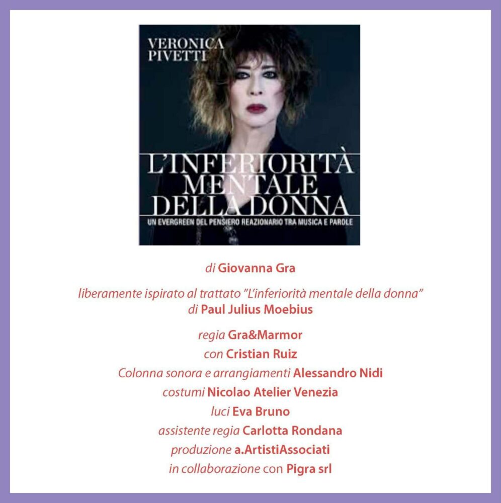 Veronica Pivetti a Roma con "L'Inferiorità mentale della donna": uno spettacolo che fa ridere, riflettere e sostiene la ricerca sulle malattie rare