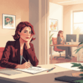 confronto con le colleghe al lavoro