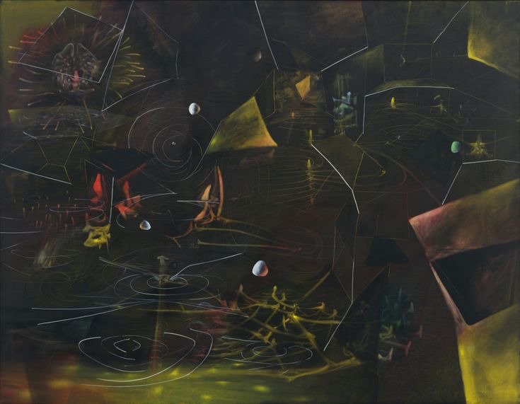 Roberto Matta, The Vertigo of Eros, 1944, Museum of Modern Art, New York.